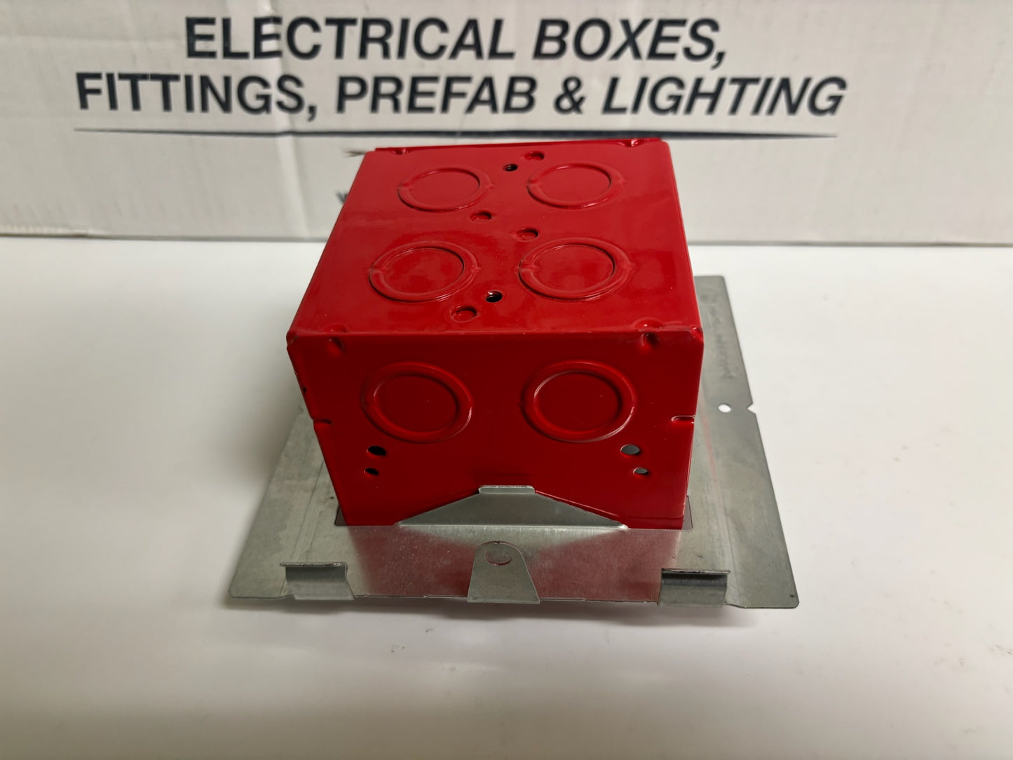 New Open 10 PK Orbit FA-UMAB Fire Alarm  4" Square 3-1/2" Adjustable Deep Box