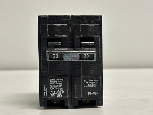 6 PK Siemens Q220 – 20 Amp Double-Pole Plug-In Circuit Breaker