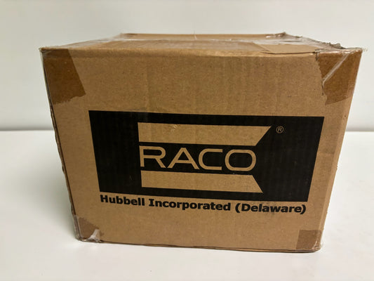 New 100 PK Raco 4040 RAC Die Cast Zinc 3/8-Inch Double Armored Cable Connector