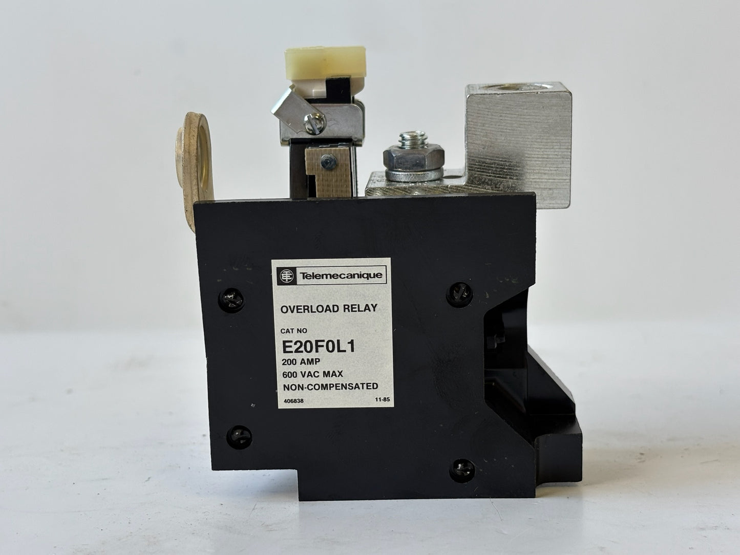 4PK Telemecanique E20F0L1 Size 4 Solid‑State Overload Relay Kit 85‑115 A 600 V