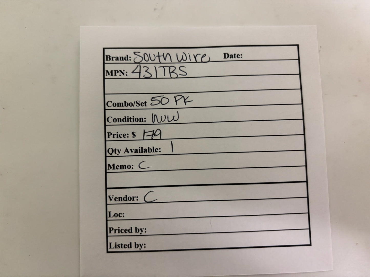 New 25 PK Southwire 431TBS TOP BITE COMP COUPLING  1/2" SADDLE TYPE