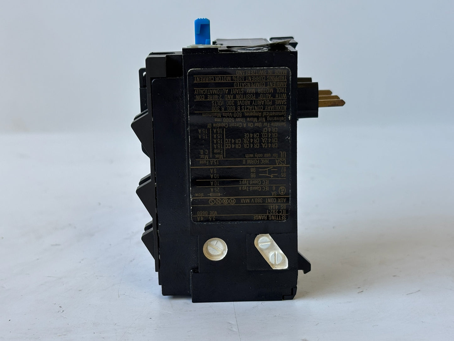 2PK General Electric CR4G1WJ Fixed‑Heater Overload Relay 2.5–4 A 600 V