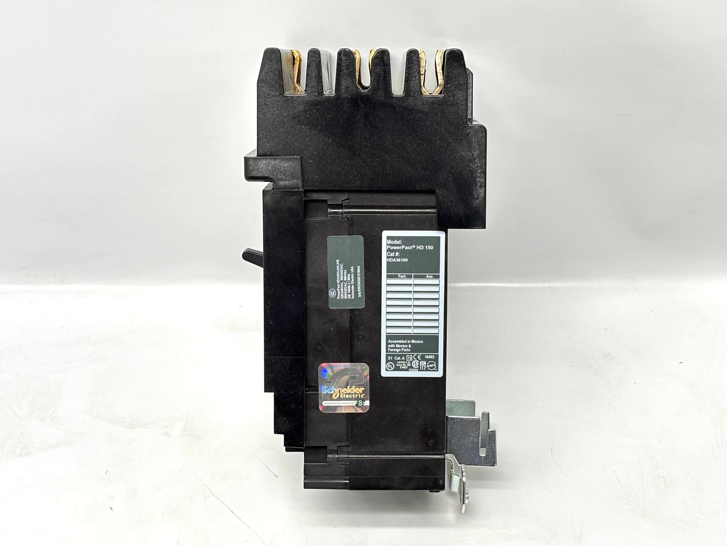 Square D PowerPact HDA36100 100 A 3‑Pole 600 V Molded Case Breaker