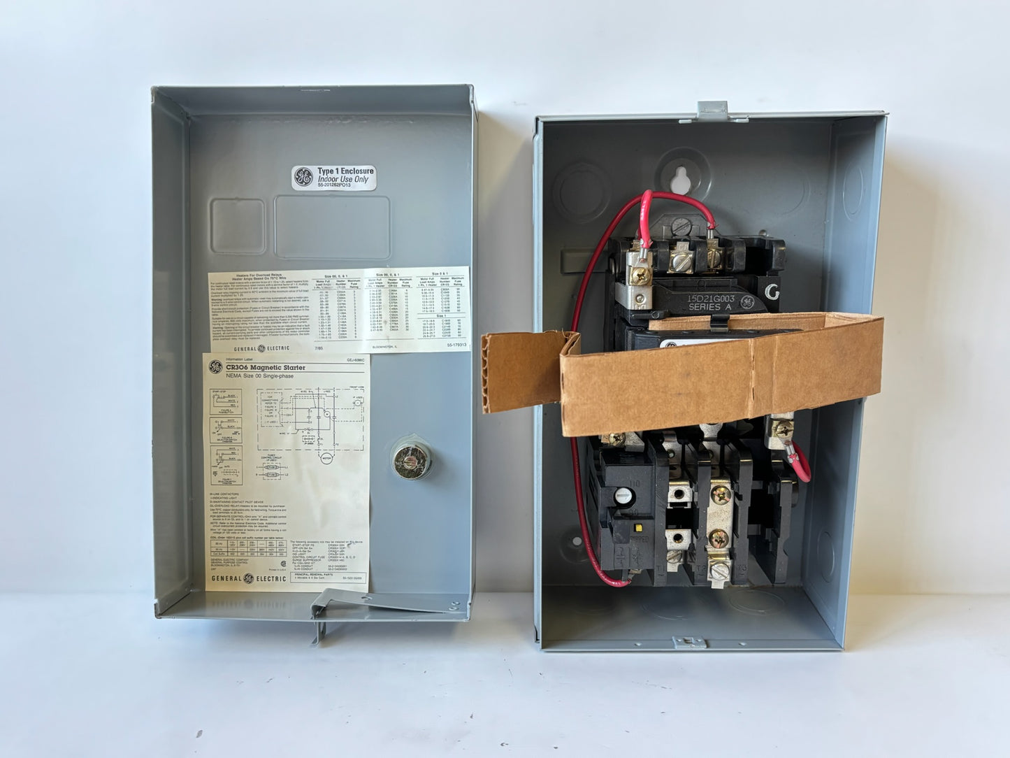 General Electric CR306H1 Full-Voltage Magnetic Starter Size 00 600 V Max