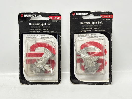 2PK Burndy KSU25 Universal Split Bolt Connector