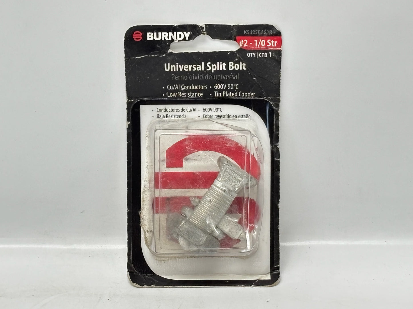 2PK Burndy KSU25 Universal Split Bolt Connector