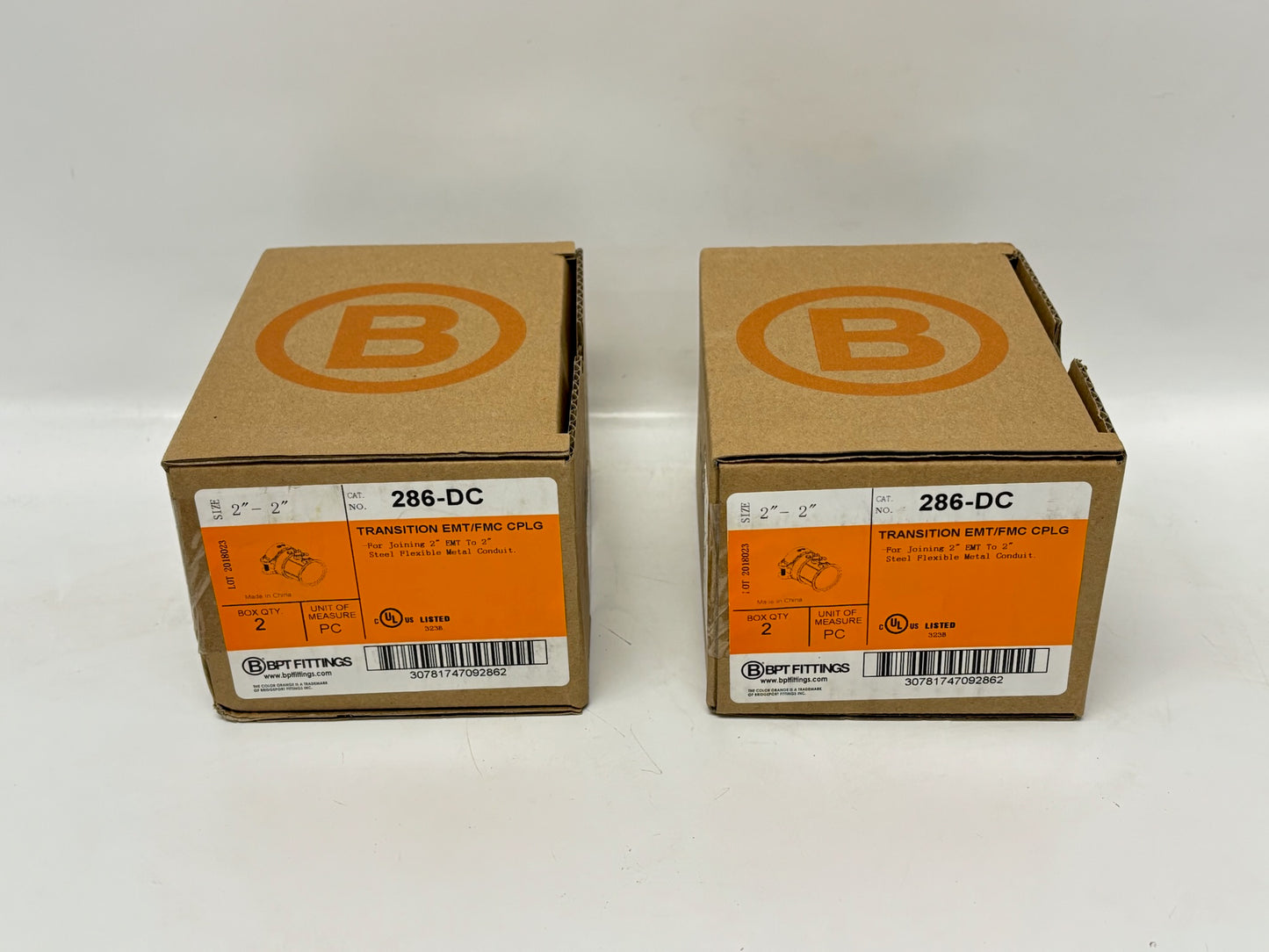 4PK Bridgeport 286‑DC 2" EMT to FMC Transition Coupling