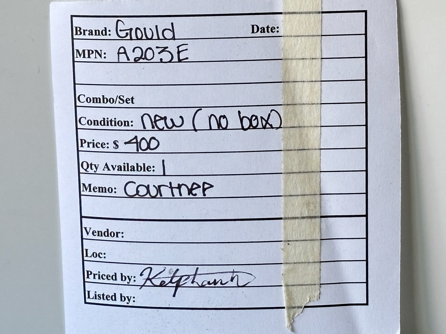 Gould / ITE A203E Size 3 Across-The-Line Magnetic Motor Starter 100 A