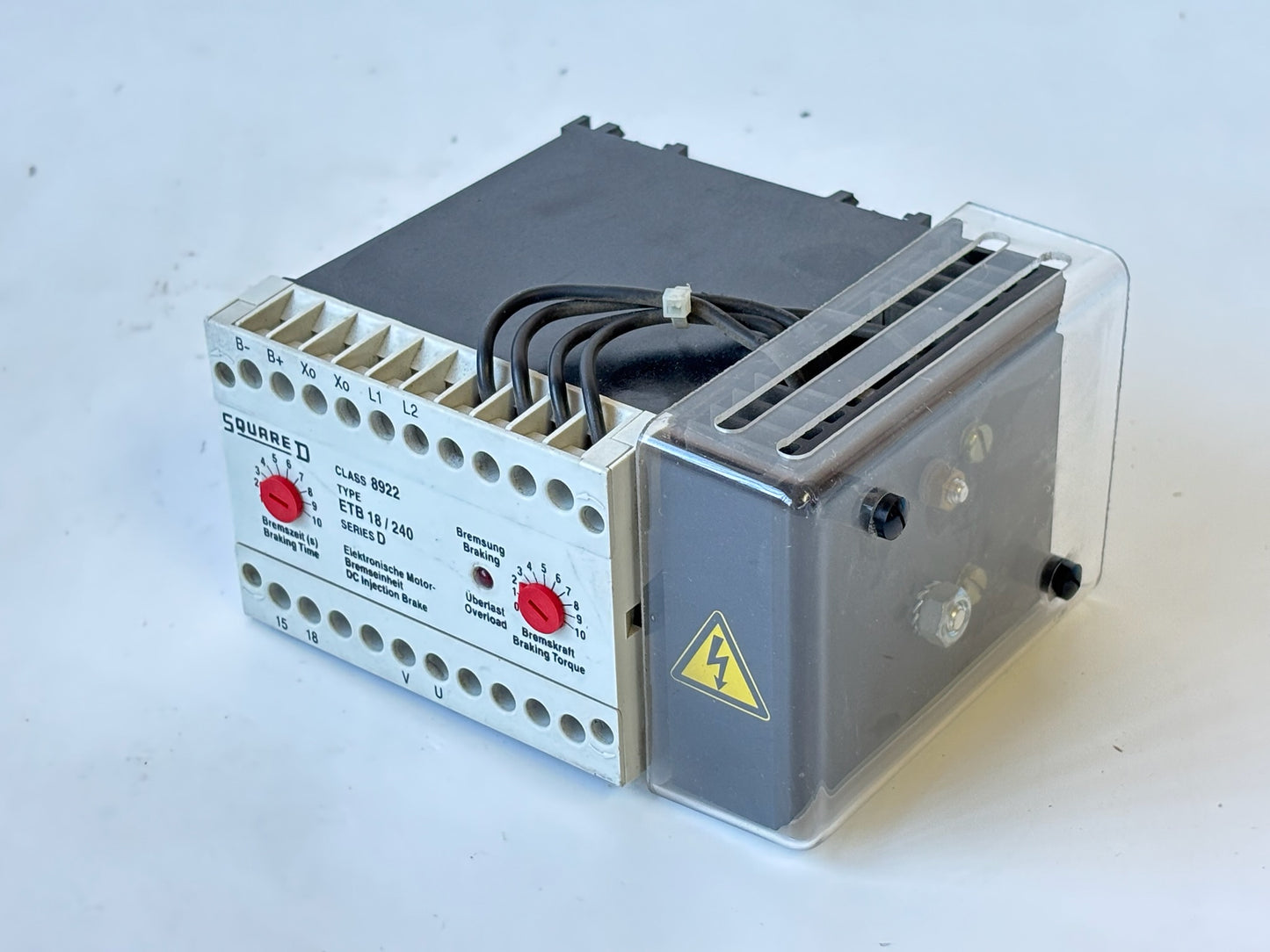 Square D 8922-ETB 18/240 DC Injection Brake Module Series-A Motor Stop
