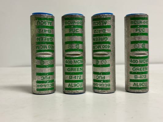 4 PK Penn-Union BCUA-4/0 Aluminum Compression Splice Connector