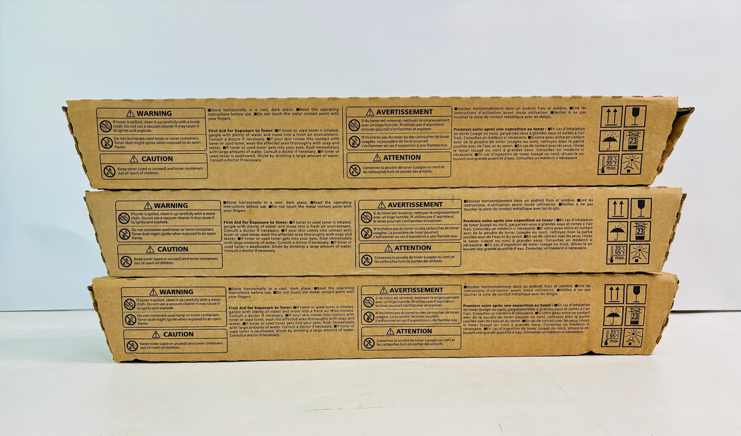 3 Genuine Ricoh IM C3010 Cyan, Yellow, & Black Print Cartridge 842550, 51,53