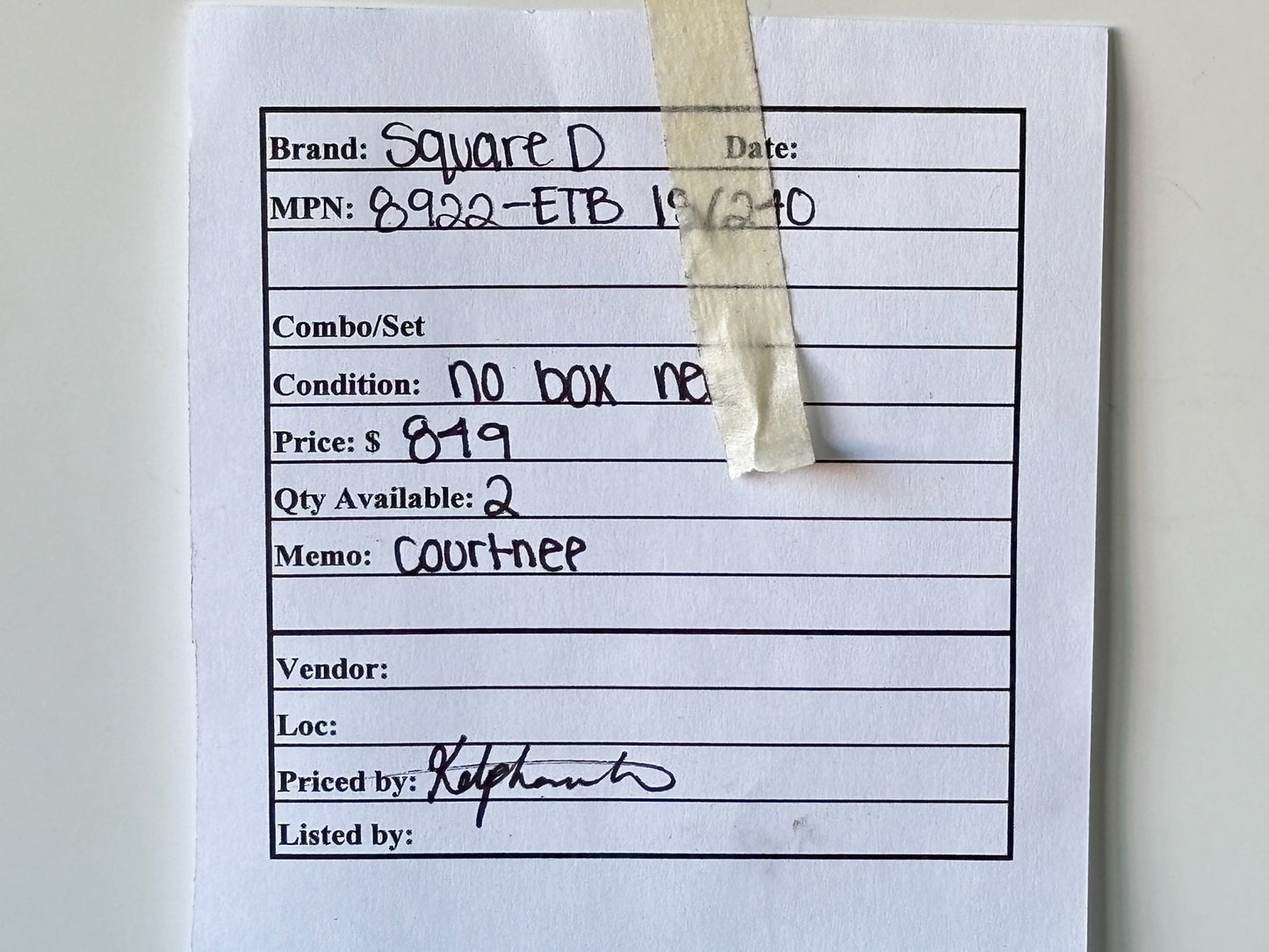 Square D 8922-ETB 18/240 DC Injection Brake Module Series-A Motor Stop