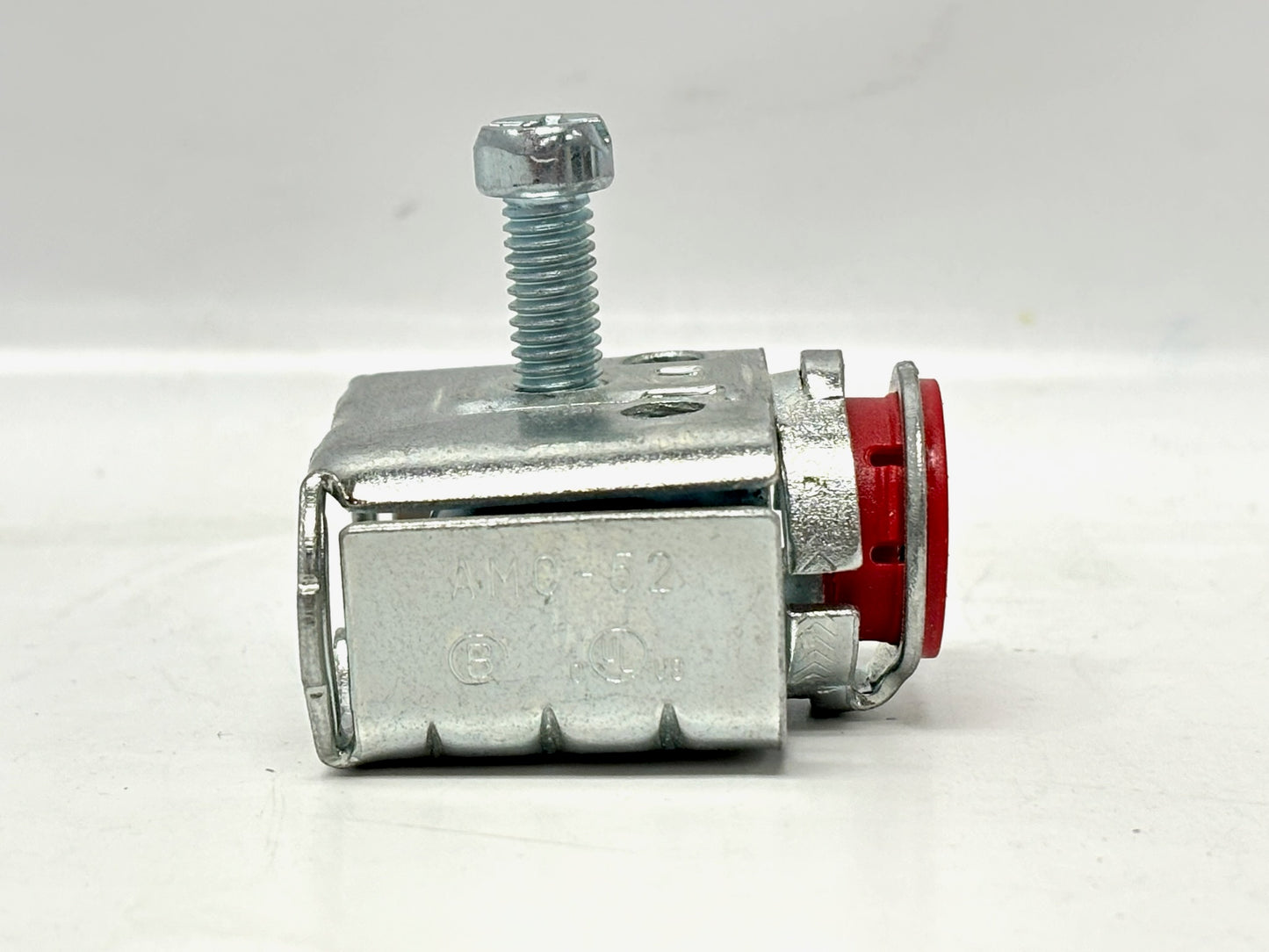 73PK Bridgeport AMC‑52 E‑Z Lock Duplex Steel MC / AC Connector