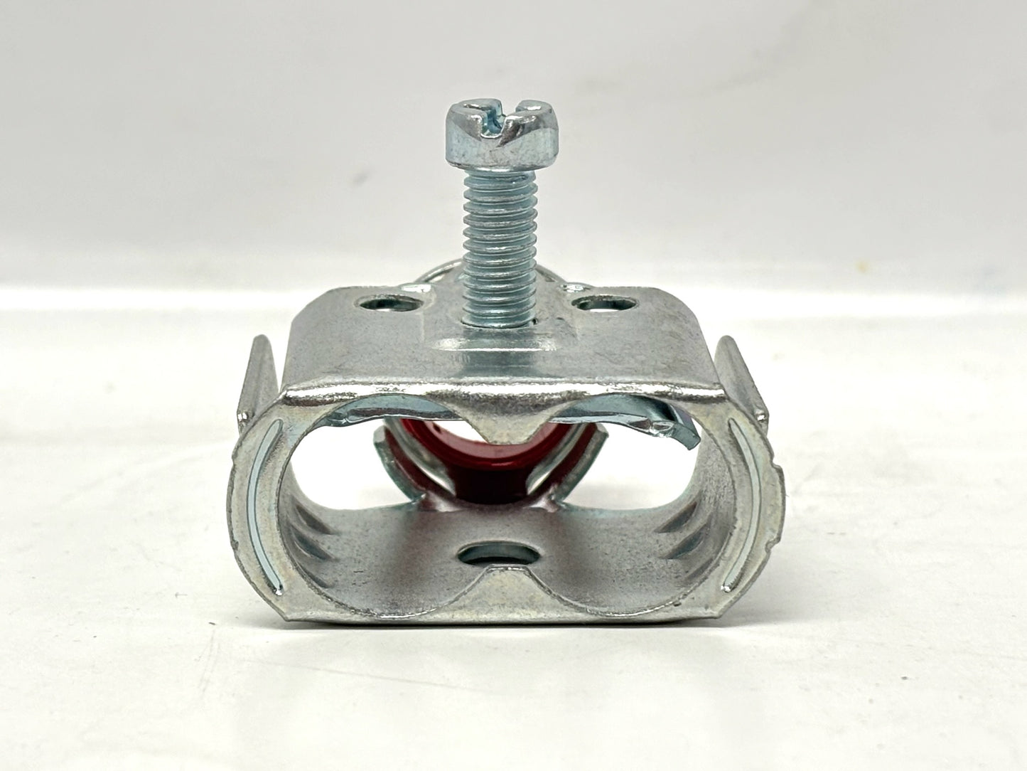 73PK Bridgeport AMC‑52 E‑Z Lock Duplex Steel MC / AC Connector