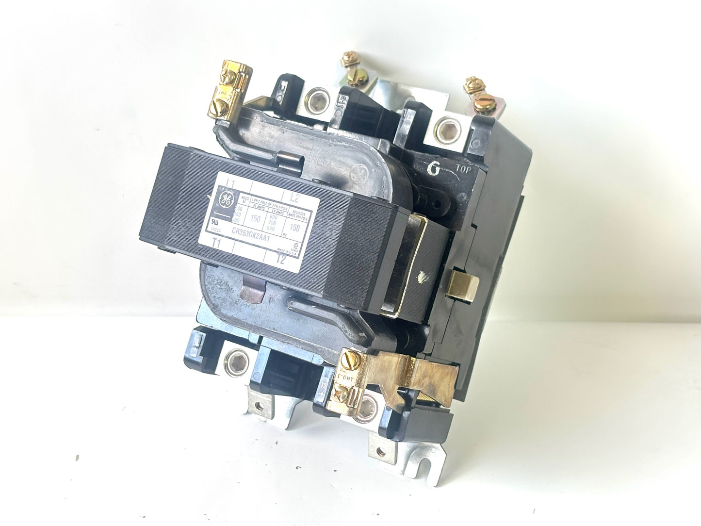 General Electric CR353GKAA1 Definite-Purpose Contactor 3-Pole 120 V Coil