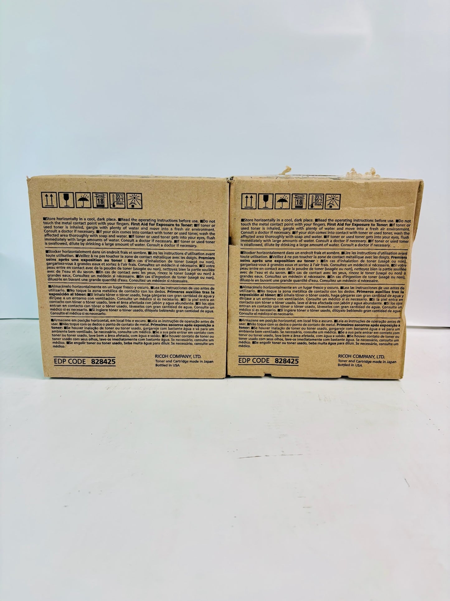 2 Genuine Ricoh Pro C5200S, C5210s Cyan Toner Cartridge 828425