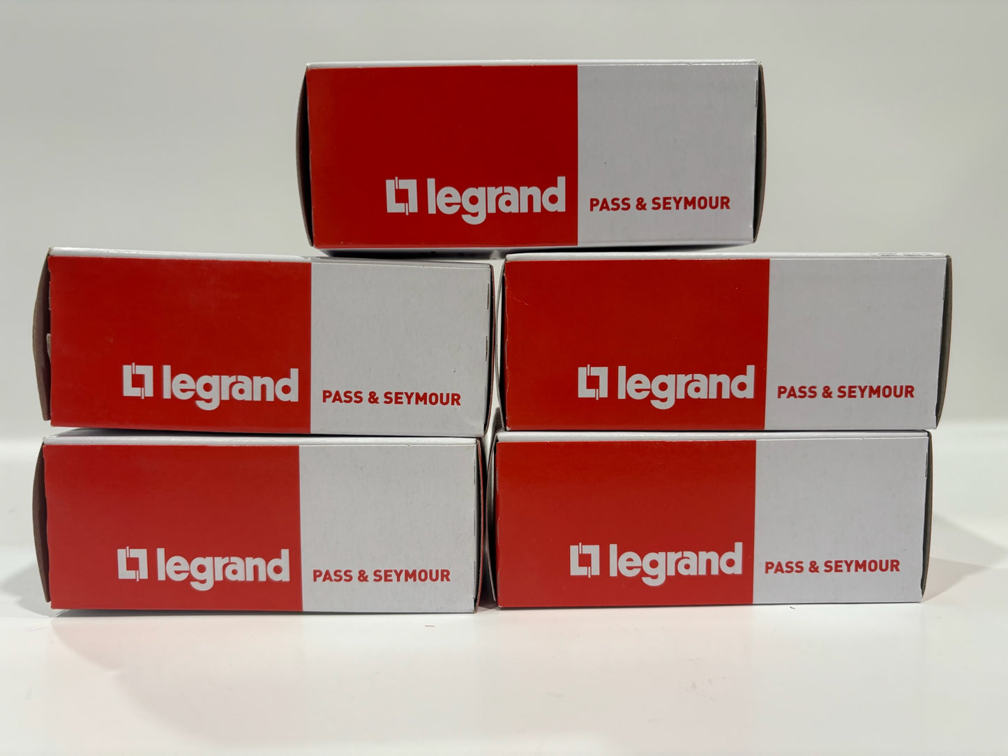 New 5 PC Legrand PS15AC2W 15A Duplex Receptacle, White, Residential Grade, 125V