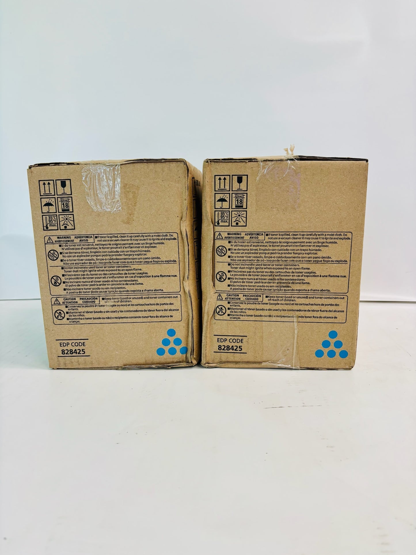 2 Genuine Ricoh Pro C5200S, C5210s Cyan Toner Cartridge 828425