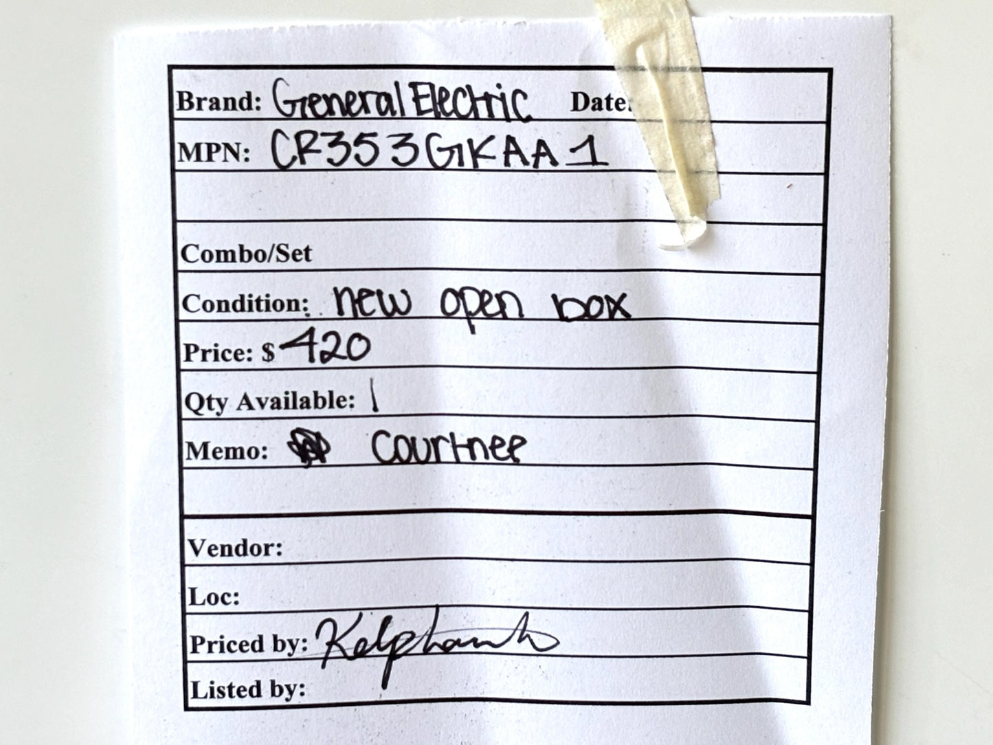 General Electric CR353GKAA1 Definite-Purpose Contactor 3-Pole 120 V Coil