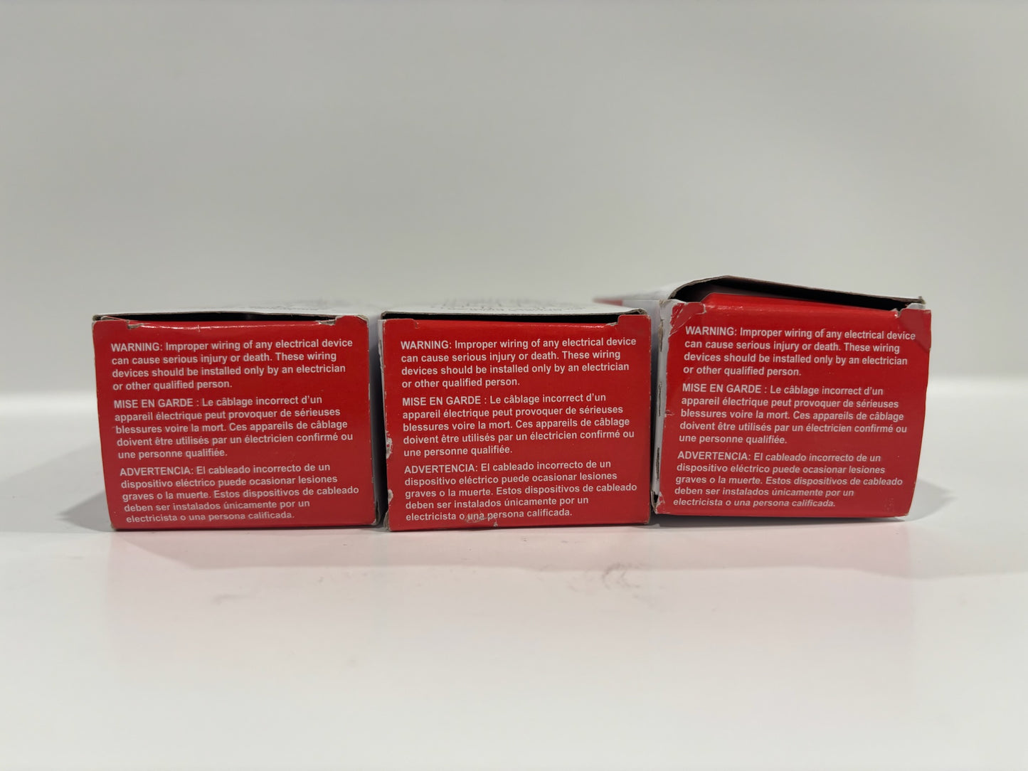 New 3 PC Legrand PS20AC1RED 20A Single Receptacle, Industrial Grade, Red, 125V
