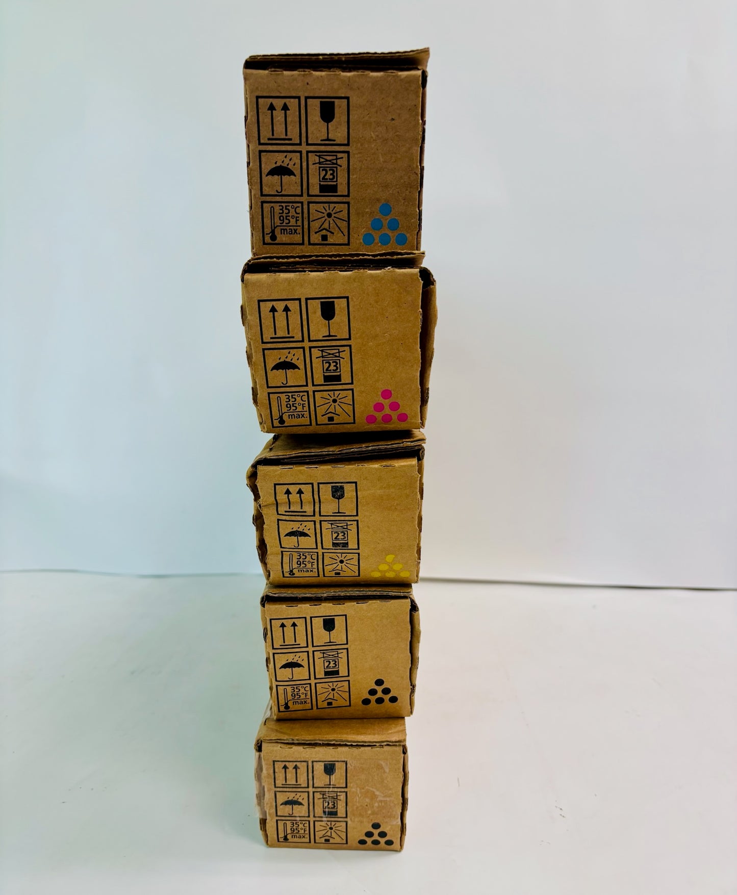 5 Genuine Ricoh IM C2500H, C2000 Cyan,Magenta,Yellow & Black Toner 842307,08,09,10