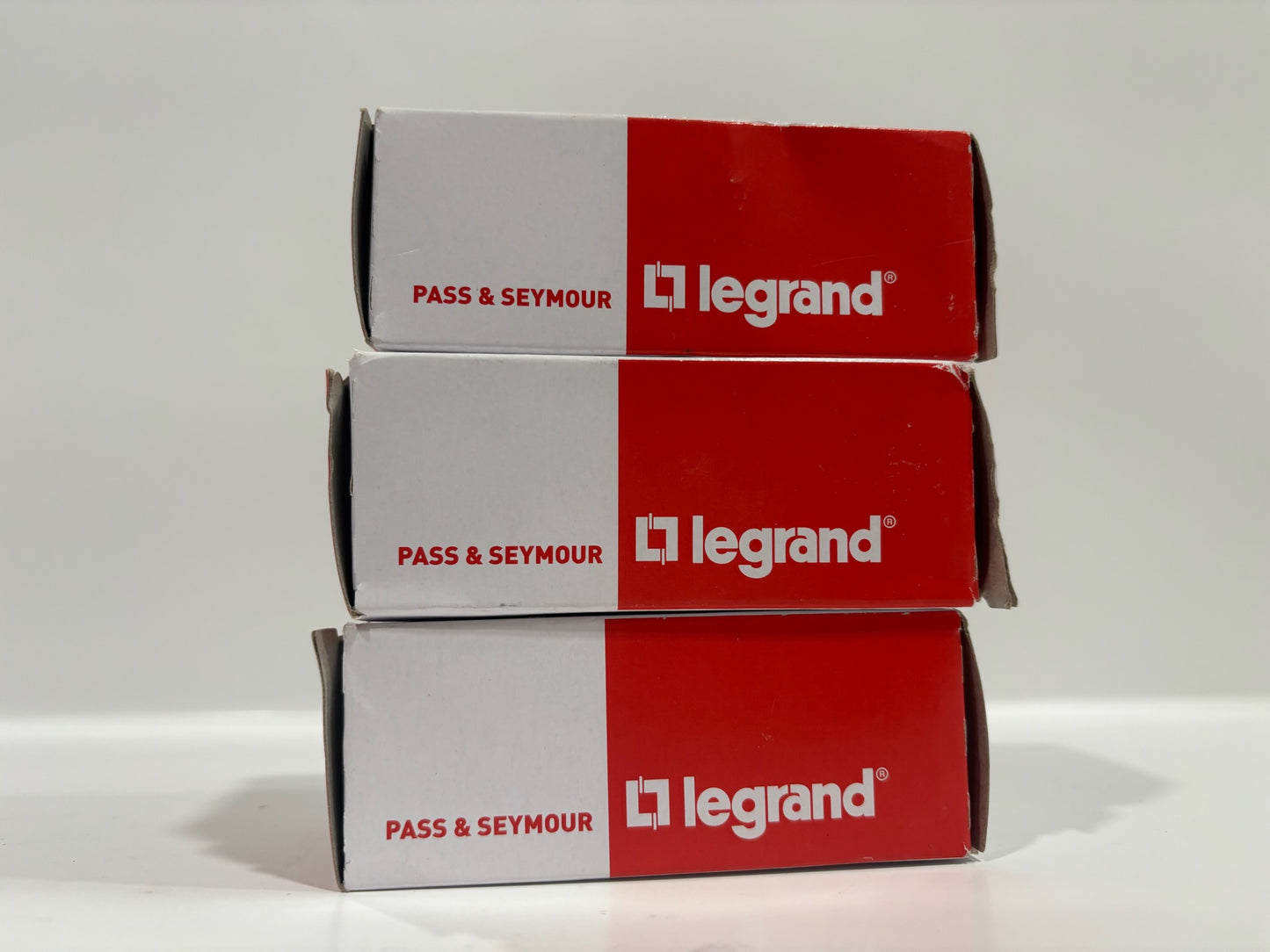 New 3 PC Legrand PS20AC1RED 20A Single Receptacle, Industrial Grade, Red, 125V