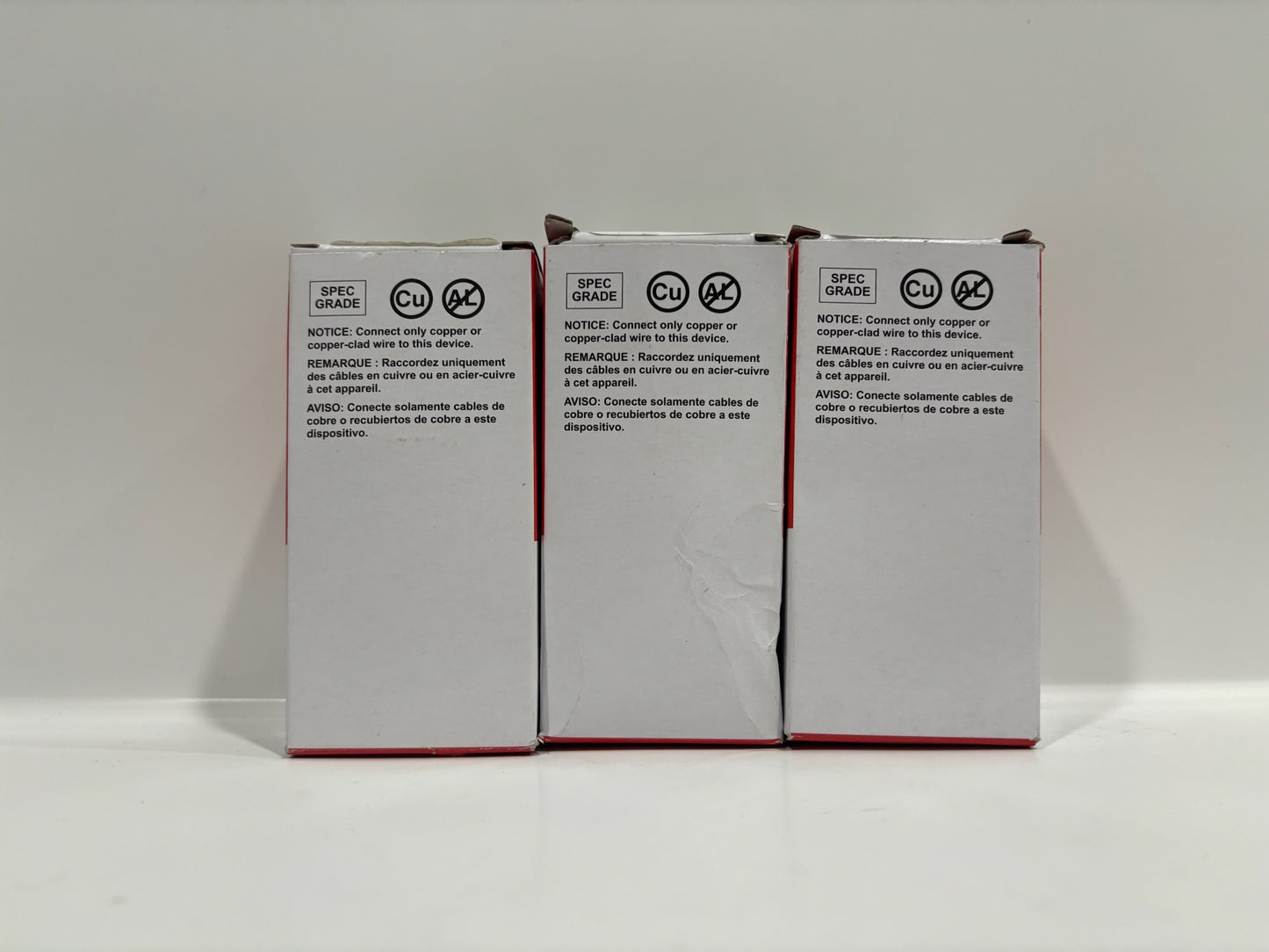 New 3 PC Legrand PS20AC1RED 20A Single Receptacle, Industrial Grade, Red, 125V