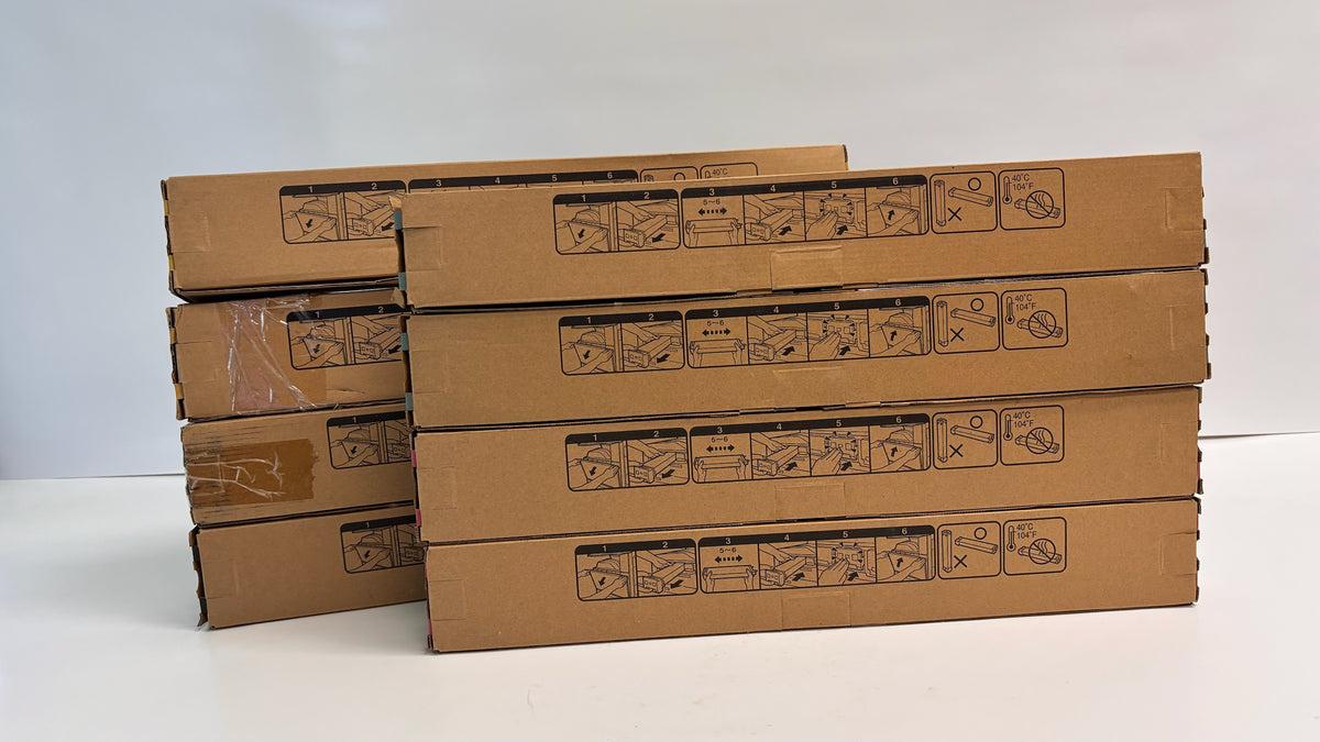 8 Genuine Sharp MX-2610N, MX-2615N,MX-3110N CCMMYYKK Toners MX-36NT