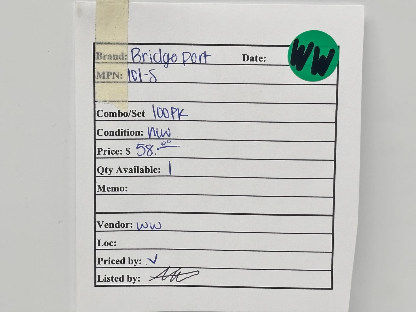 100PK Bridgeport 101-S 1/2" Steel Conduit Locknut, Zinc-Plated