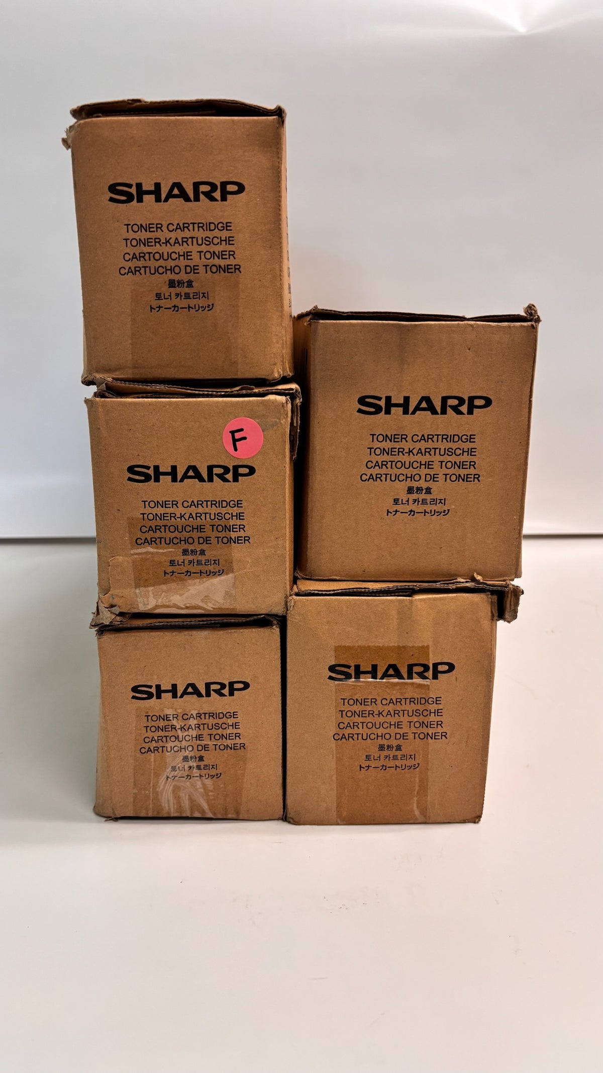 5 Genuine Sharp BP-80C70, MX-80C80, MX-7081 MMYKK Toners MX-80NT