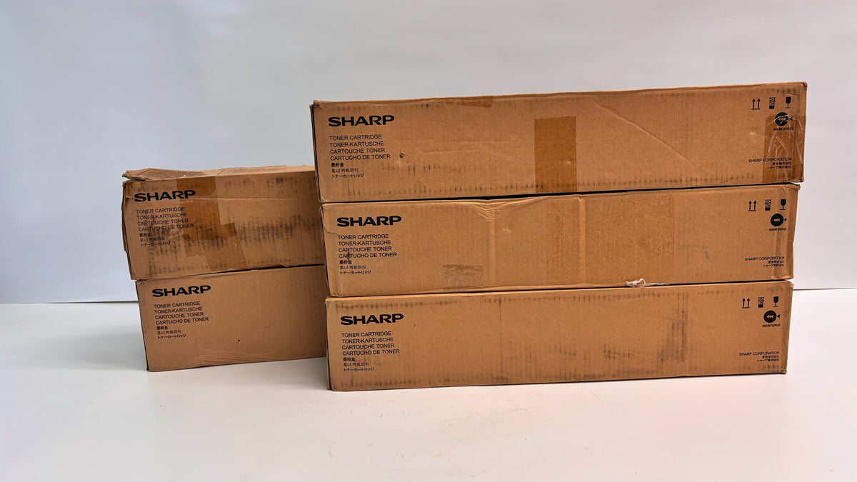 5 Genuine Sharp BP-80C70, MX-80C80, MX-7081 MMYKK Toners MX-80NT