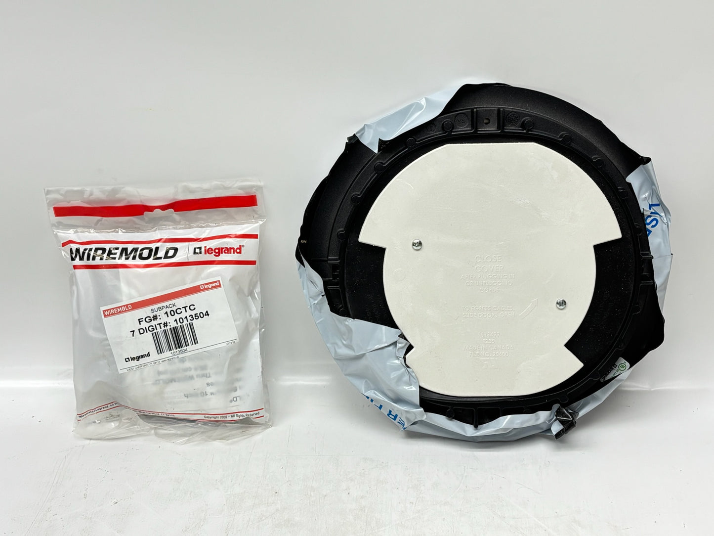 Legrand Wiremold Evolution 10CTC Surface Cover Assembly (Black)