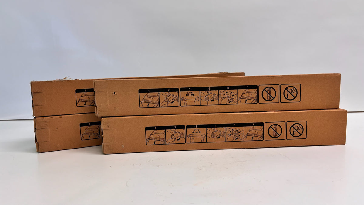 4  Genuine Sharp MX 2630,3050,3070 Cyan Mag & Yellow Toners MX-60NT-CMMY