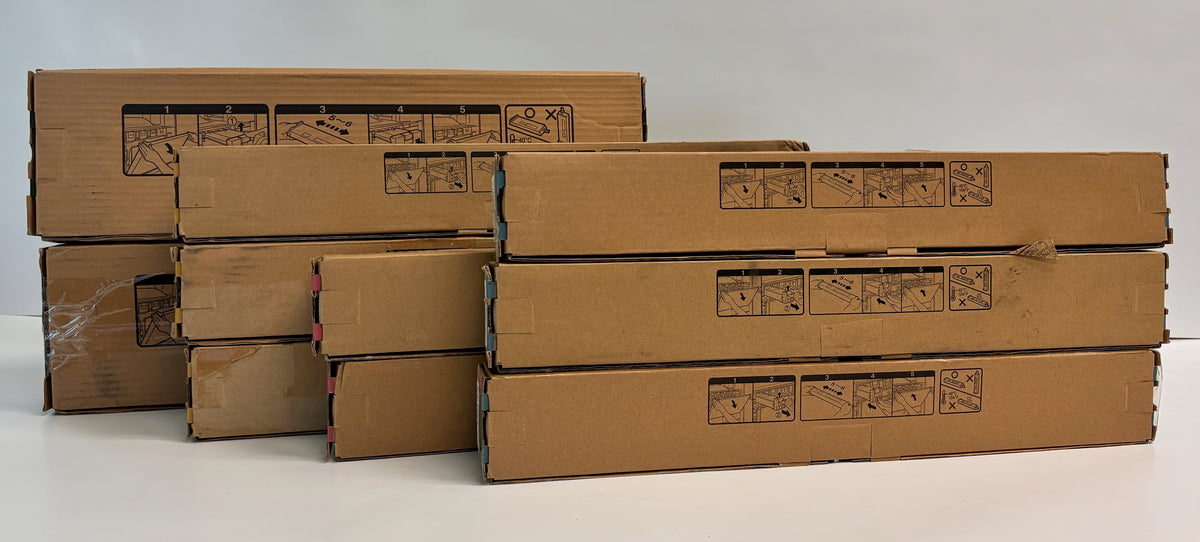 10 Genuine Sharp MX-4110N, MX-4140N, MX-4141N CCCMMYYYKK Toners MX-51NT