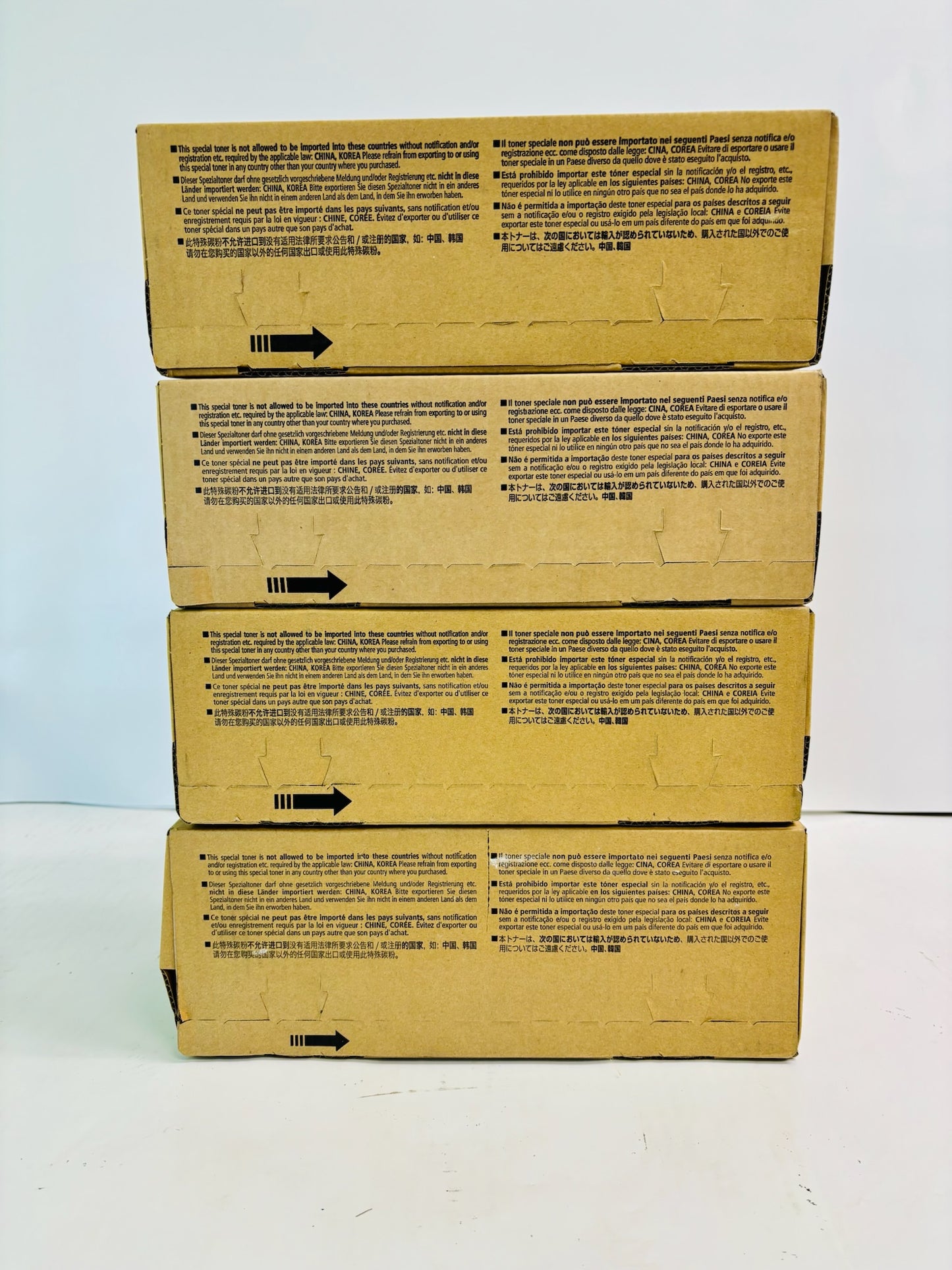 4 Genuine Ricoh C600 Cyan, Magenta, Yellow, Black Print Cartridge 408310,311,312,313