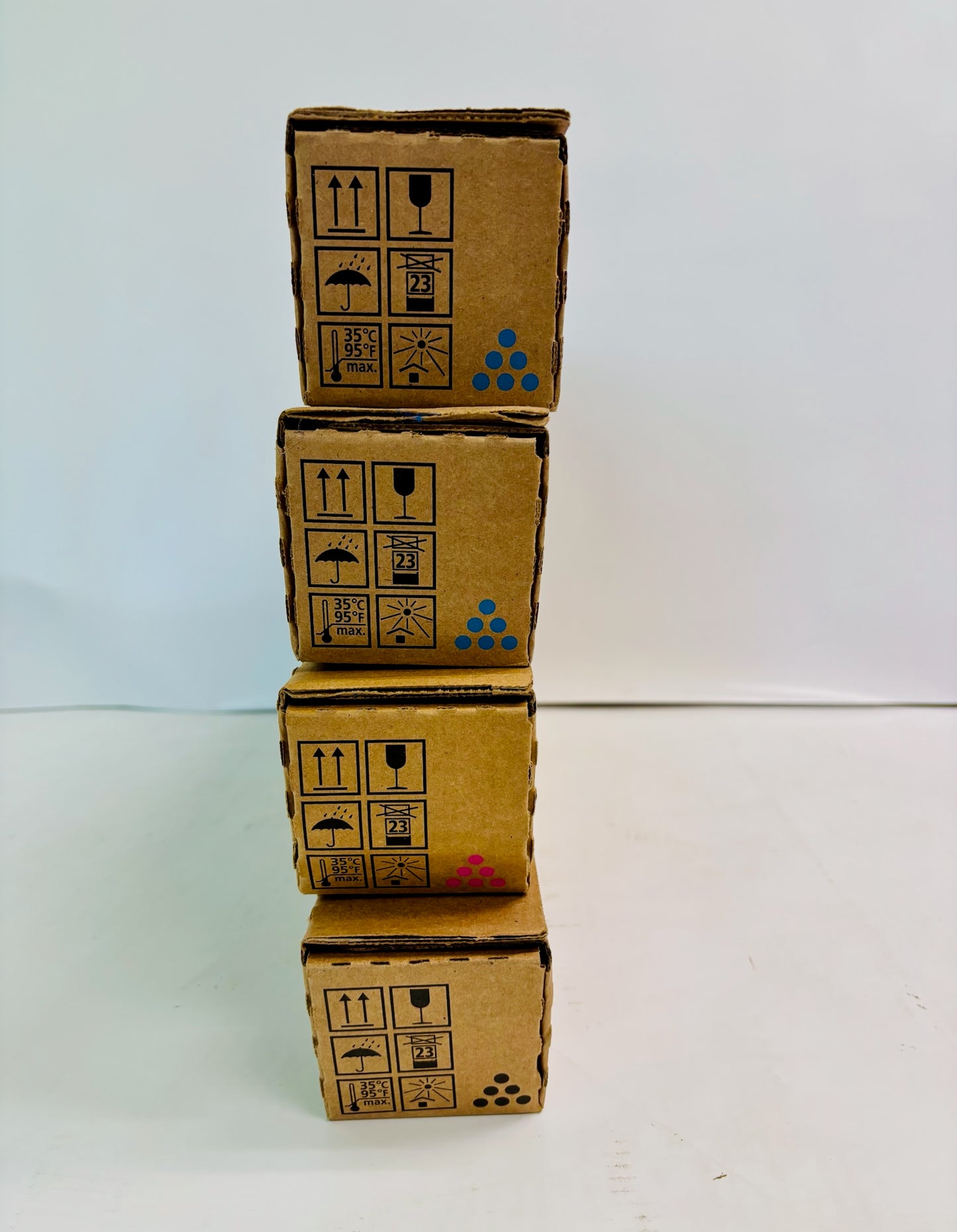 4 Genuine Ricoh MPC3503 Cyan, Magenta & Black Print Cartridge 841813, 15, 16 CCMK