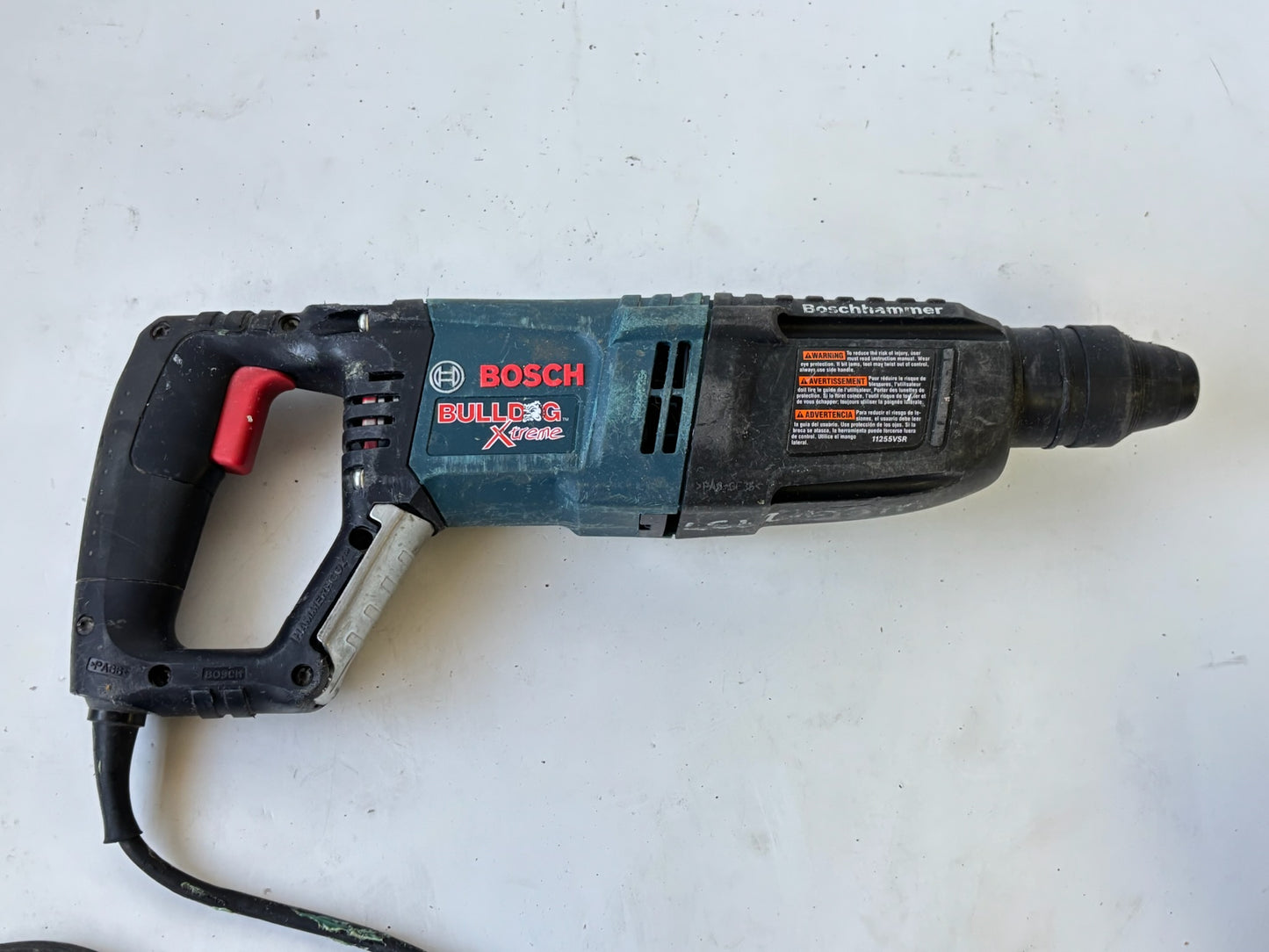 Bosch 11255VSR Bulldog Xtreme Rotary Hammer Drill, Missing Handle(Local Pick Up)