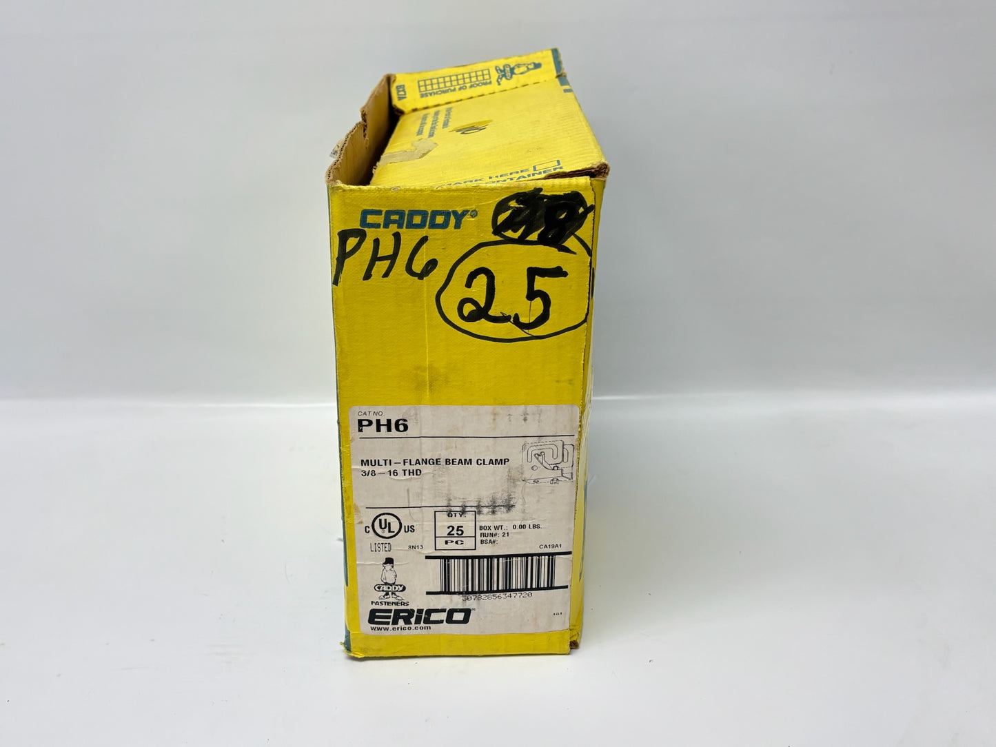 25PK nVent CADDY PH6 Multi‑Purpose Purlin Clamp (¾–2″ Flange)