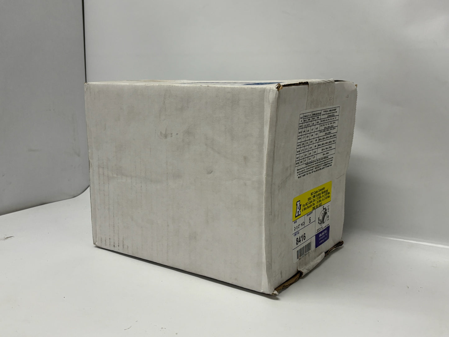 5 PK Arlington 8416 2-1/2" MCI Cable Connector Zinc Die-Cast Multi-Cable Fitting