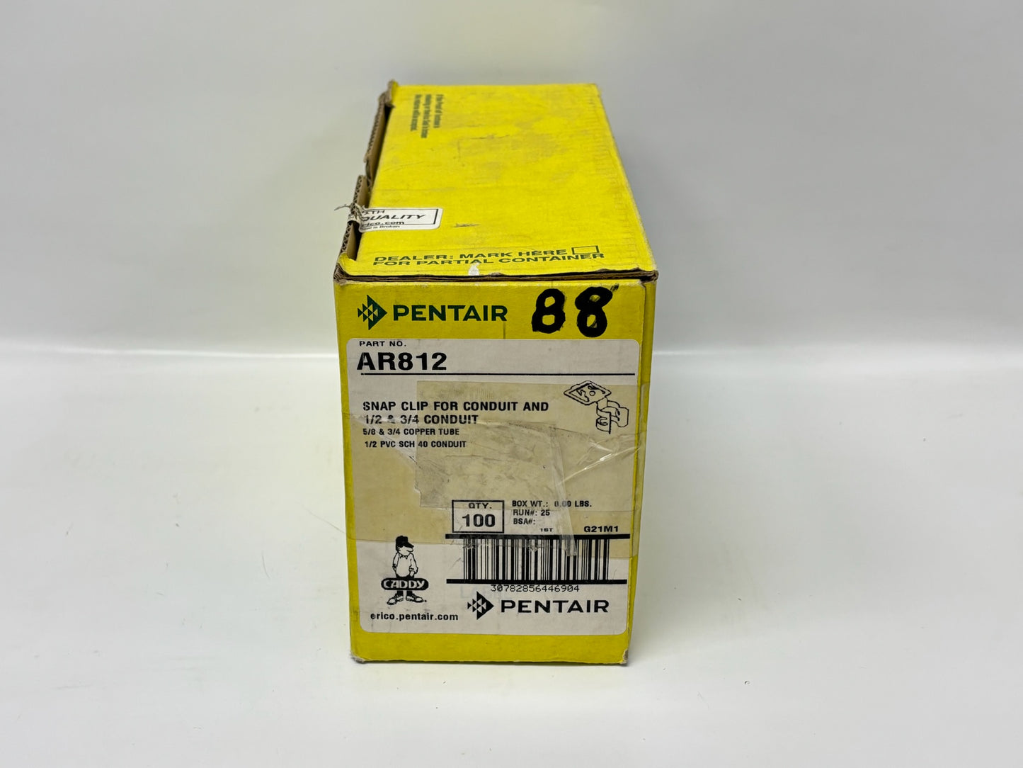 88PK nVent CADDY AR812 Conduit Snap Clip for ½"–¾" EMT/Metal Stud