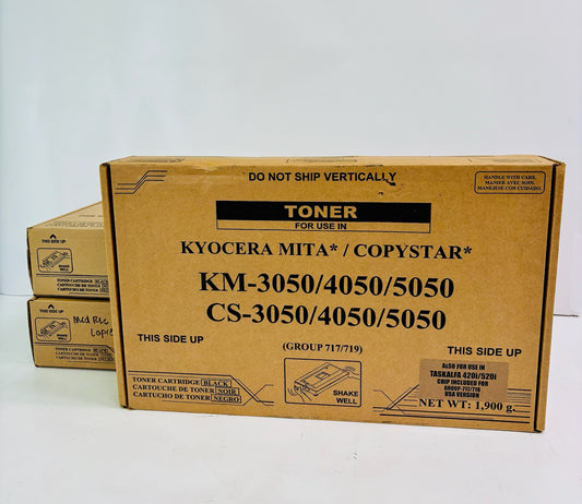 3 Compatible Kyocera Mita 3050, 4050, 5050 Black Toner TK-717, TK717