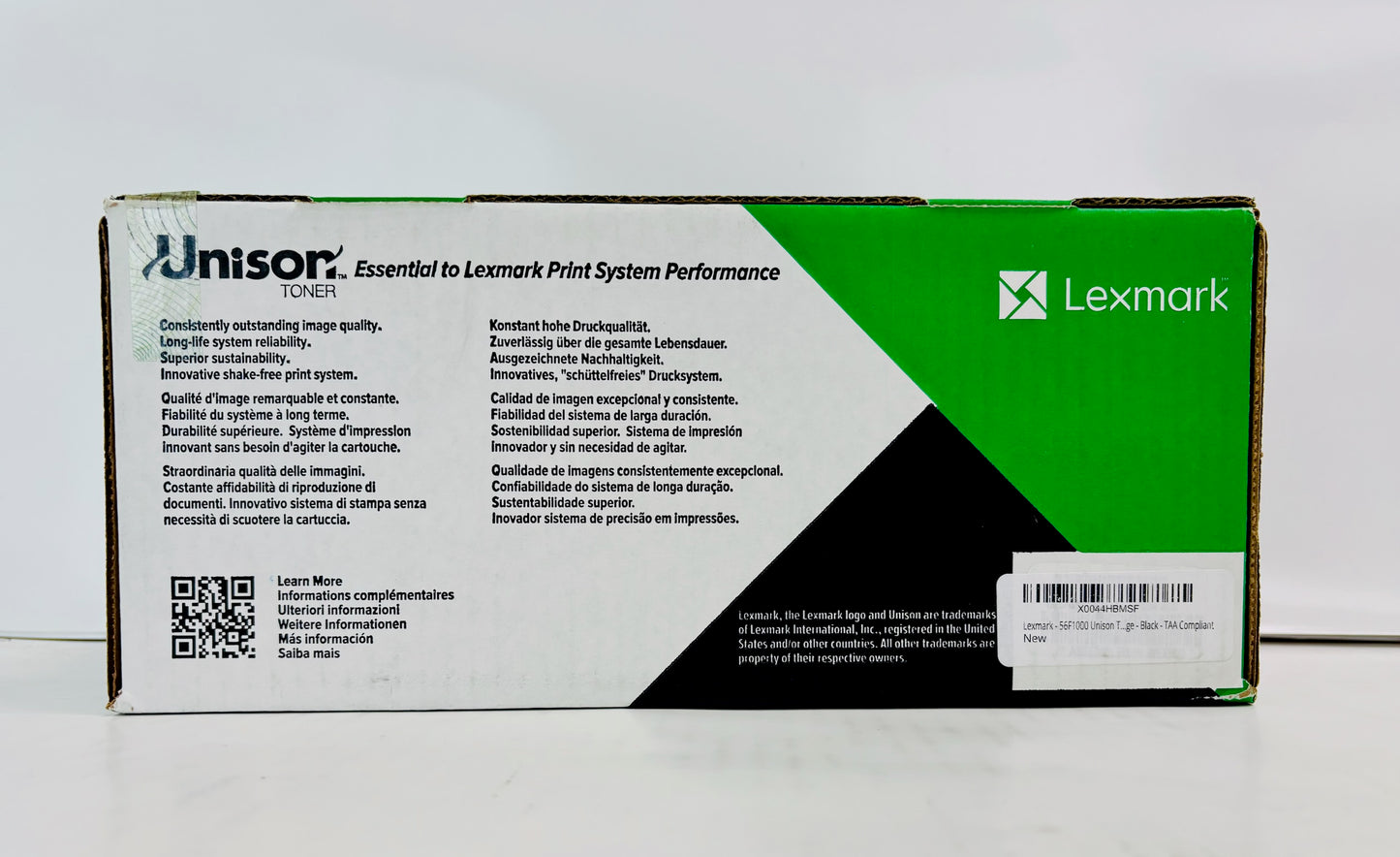 Genuine Lexmark MS321dn, MS421dn Black One Return Print Cartridge 56F1000