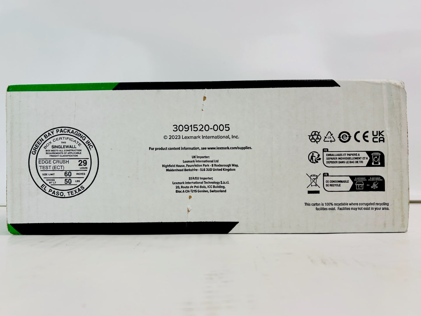 Genuine Lexmark MS321dn, MS421dn Black One Return Print Cartridge 56F1000