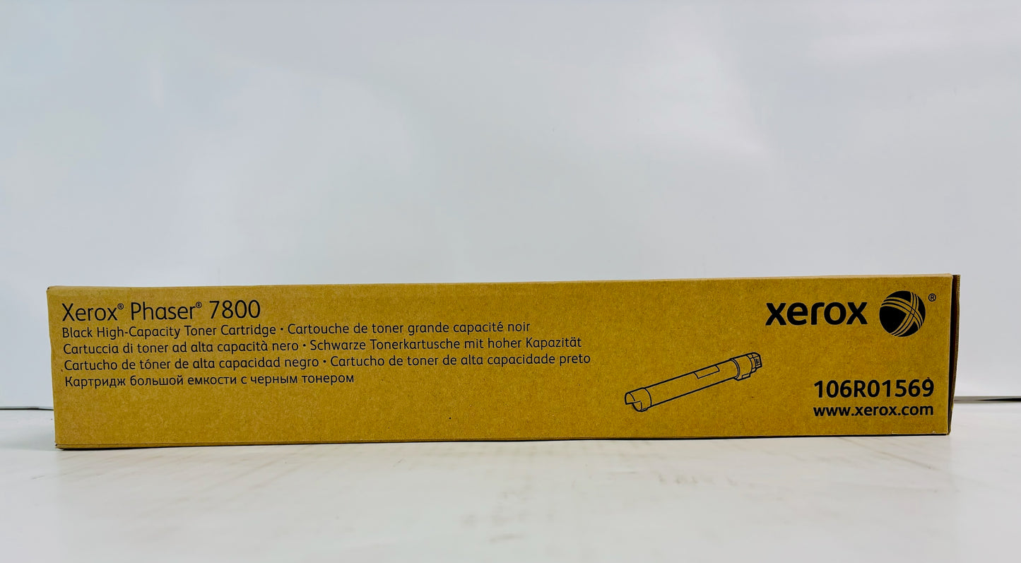 Genuine Xerox Phaser 7800 Black High Capacity Toner Cartridge 106R01569