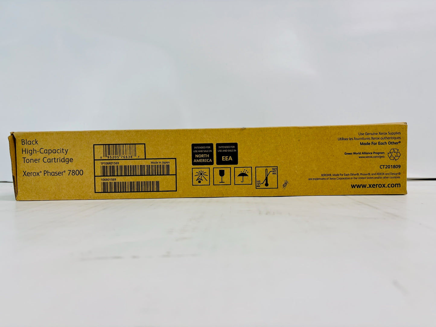 Genuine Xerox Phaser 7800 Black High Capacity Toner Cartridge 106R01569