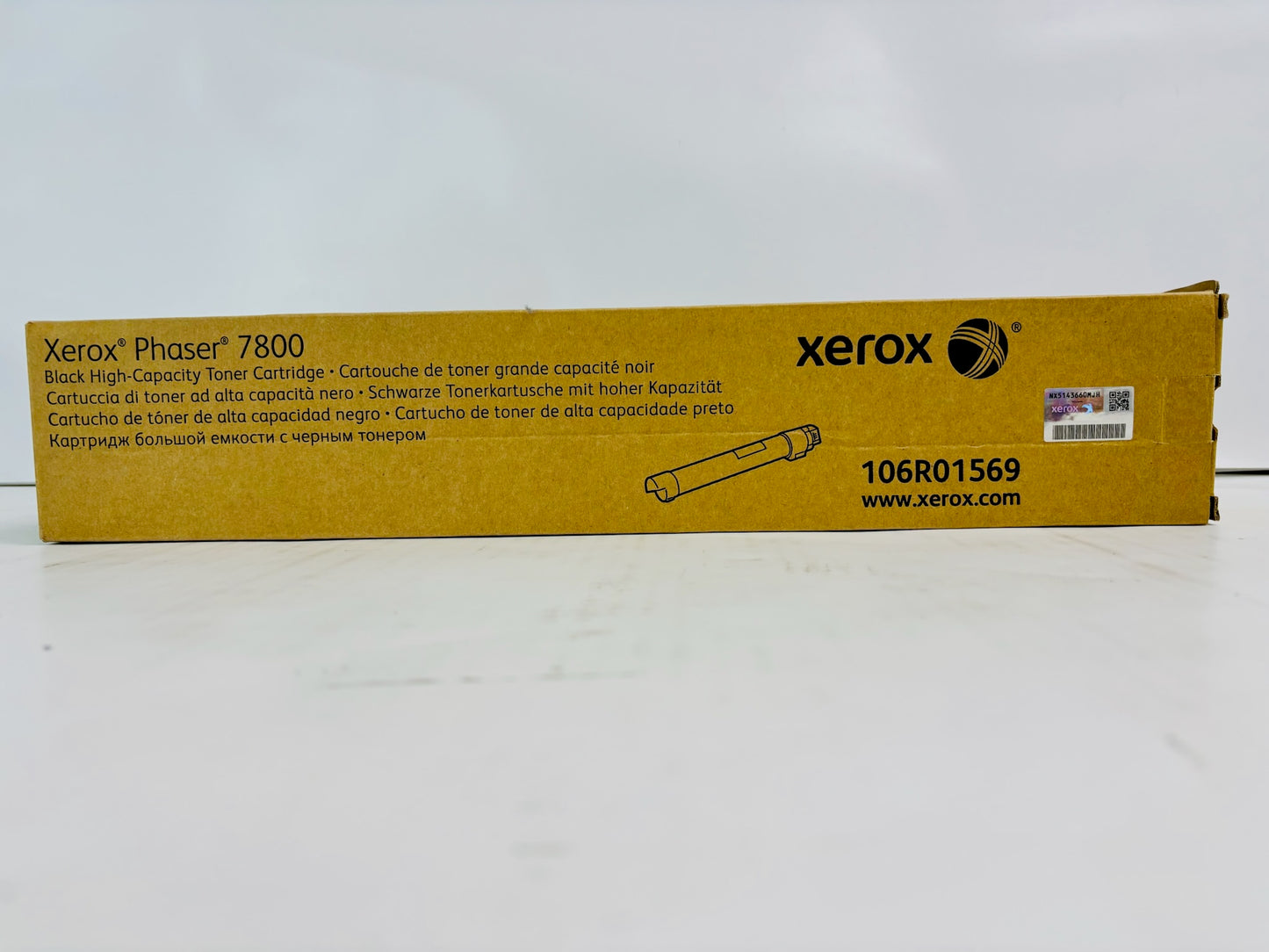 Genuine Xerox Phaser 7800 Black High Capacity Toner Cartridge 106R01569