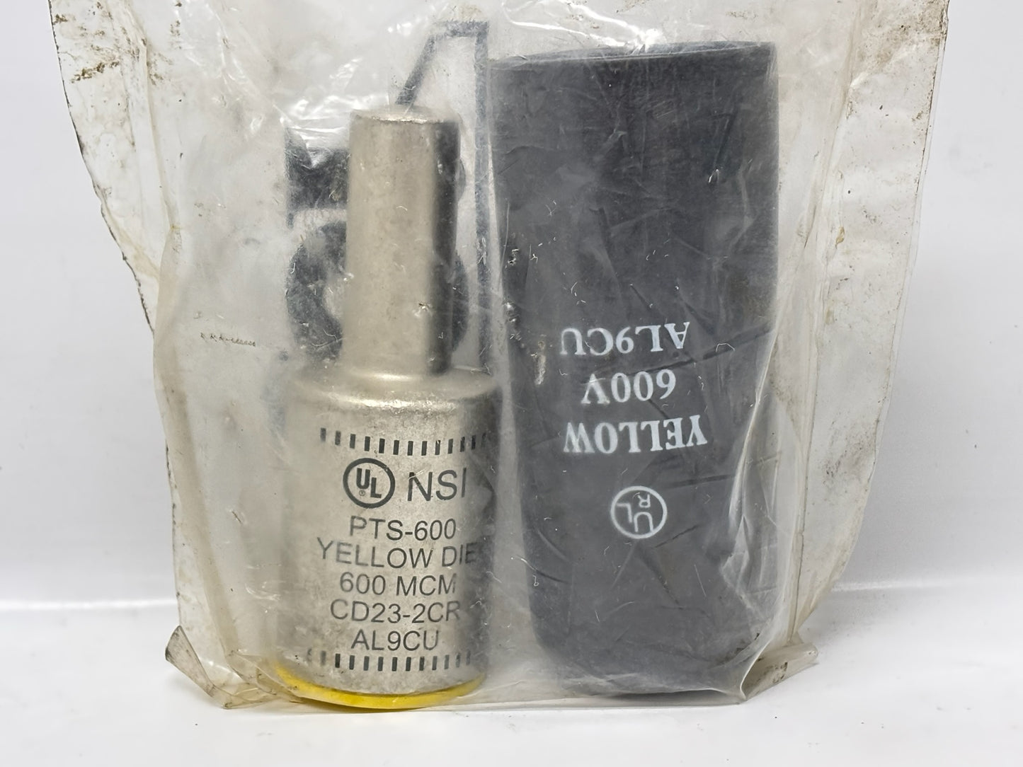 3PK NSI PT‑600 Bi‑Metallic Pin Terminal 600 kcmil, 600 V