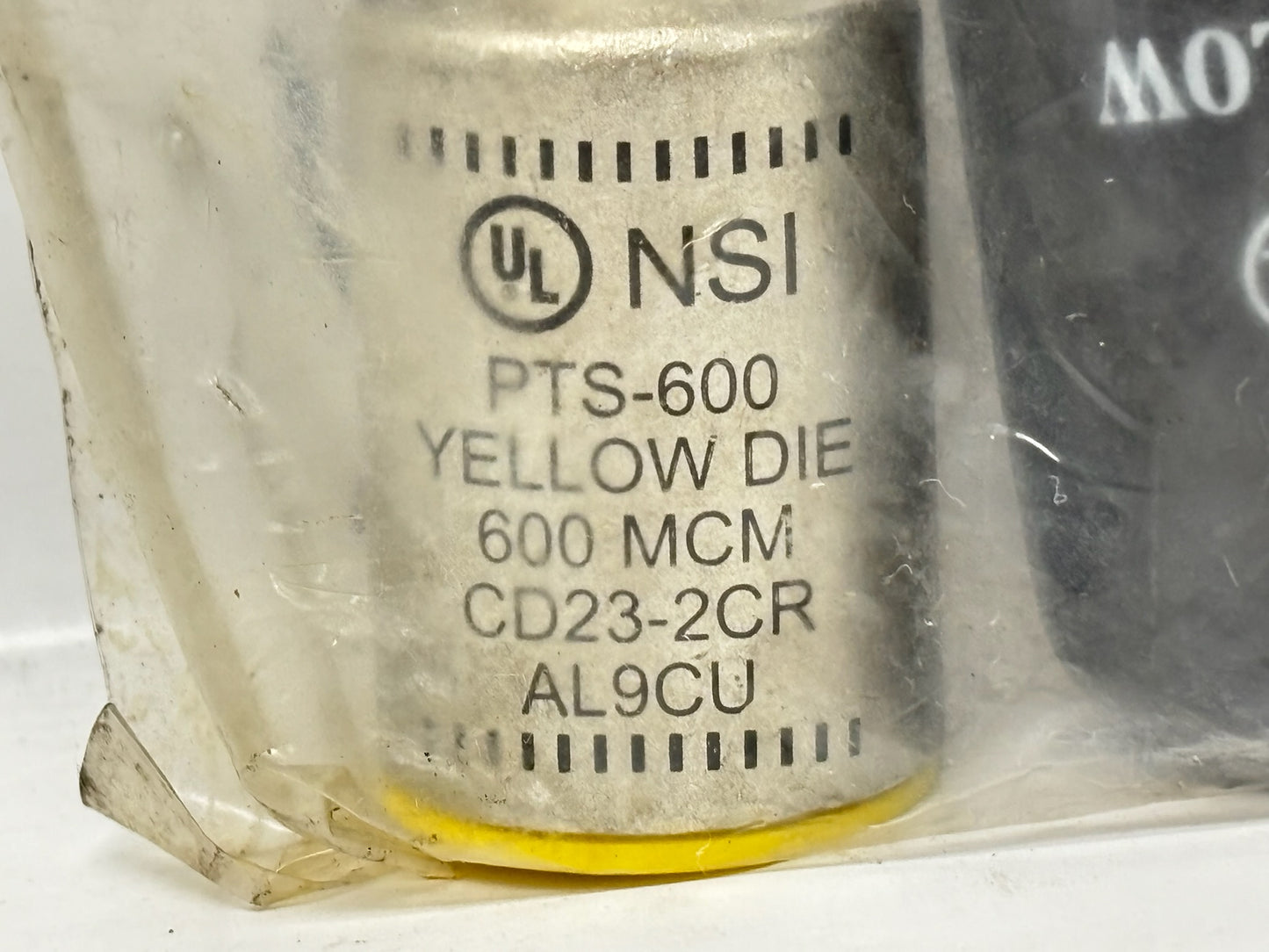3PK NSI PT‑600 Bi‑Metallic Pin Terminal 600 kcmil, 600 V