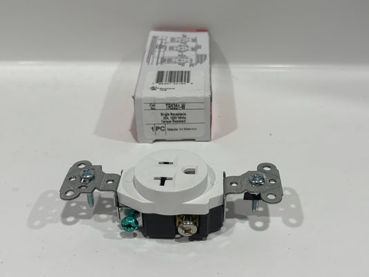 New 8PC Legrand TR5351-W Spec-Grade Tamper-Resistant Outlet, White