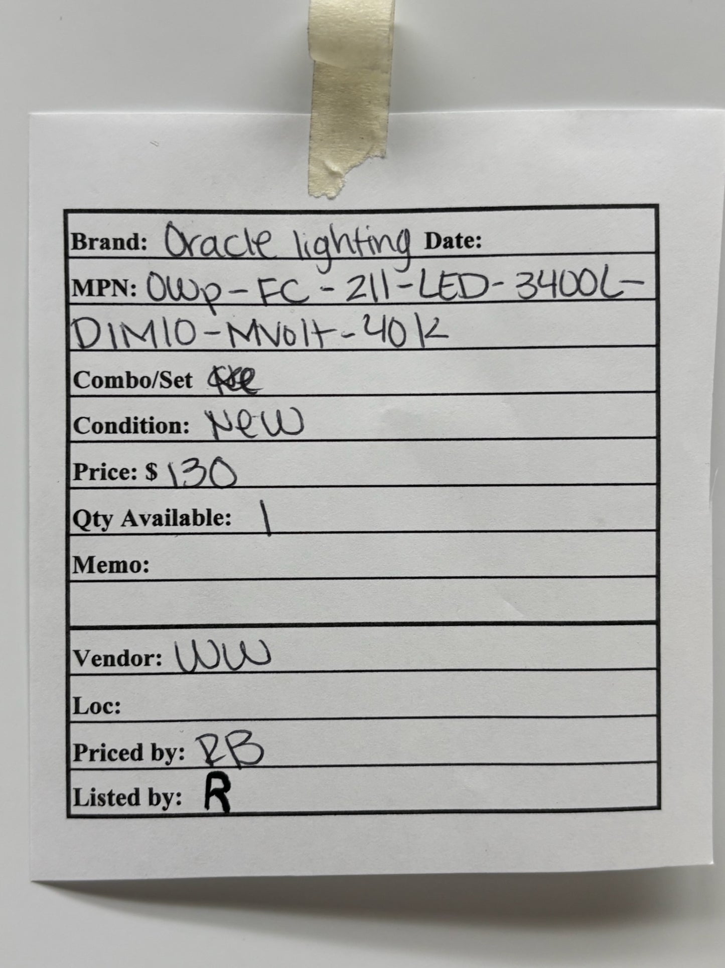 Oracle Lighting OWP-FC-211-LED 3,400 Lumen 0-10V Dimmable Multi-Volt Wall Pack